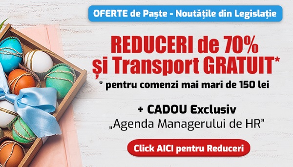 Reduceri de pana la 70% si transport GRATUIT pentru lucrari de specialitate din HR, SSM si GDPR! Specialistii Rentrop & Straton te surprind